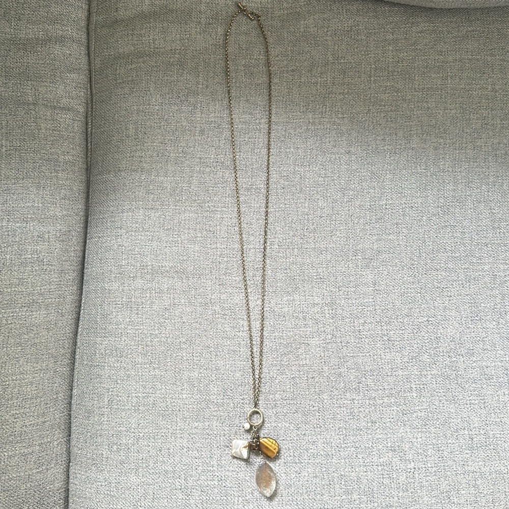 Lia Sophia tiger eye necklace - Picture 4 of 4